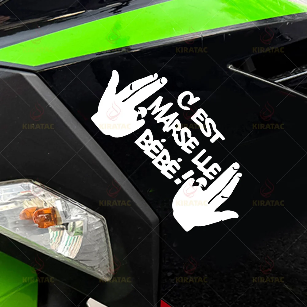 1Pc French Style Marseille Waterproof Vinyl Sticker Decal for Motorcycle Tank Body Window