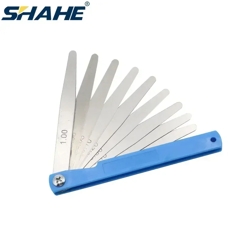 

New Metric Feeler Gauge 17 Blades Feeler Gauge 100 mm Length Marking Gauge Square Carpenter Tools