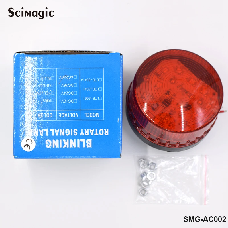 Signaal Strobe Knipperende Lamp DC 12V of 24V LED Poort Knipperlicht Lamp Alarm Lamp Voor Swing schuifpoort Opener/Barrier Poort