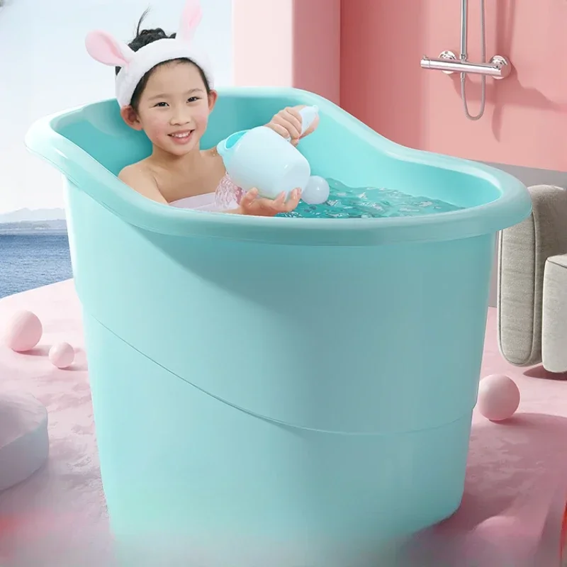 Large Thicker Bathtub for Babies, Can Sit and Play in Home Bathtub