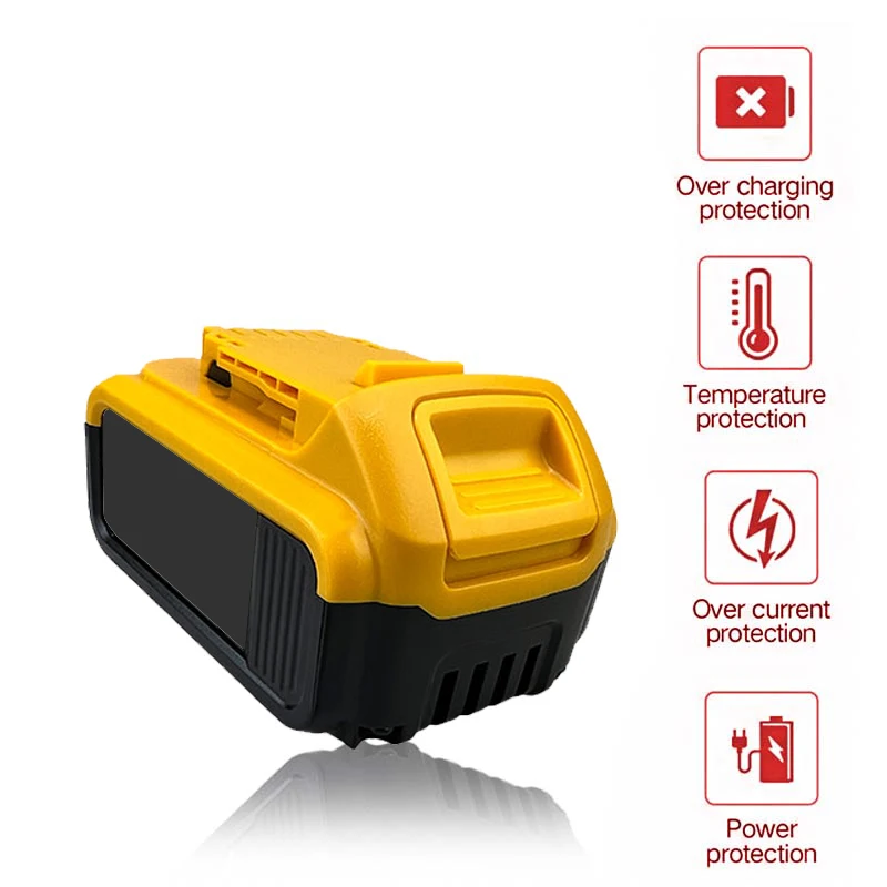 

20V Electric Eplacement Battery, 6000MAH, for 12V Dewei Tools DCB205 DCD74 DCB201 DCG412 DCD740 DCB203 , Etc