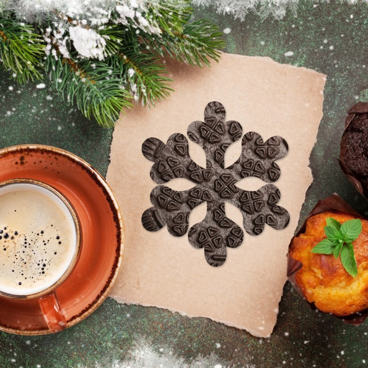 

6 Pcs Christmas Stencils Mould Silicone Mold Xmas Tree Accessories Crystal Epoxy Pendant Making