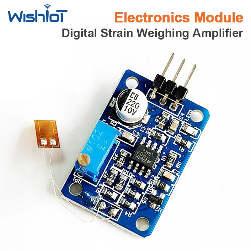 ひずみゲージ曲げセンサーモジュール-y3-デジタル出力付き計量アンプ-arduino-diy-プロジェクト用にプログラム可能