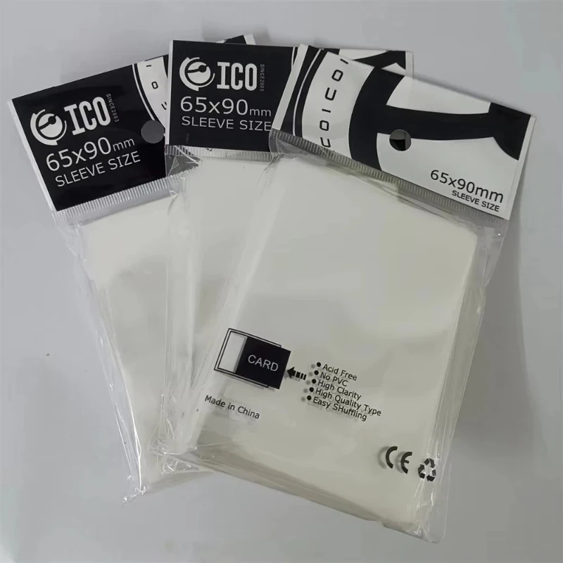 Pochettes de protection pour cartes 65x90mm, 100-600 pièces, Barrie pour Magic The Gathering, cartes Mtg, Tcg, jeu de société, GYH
