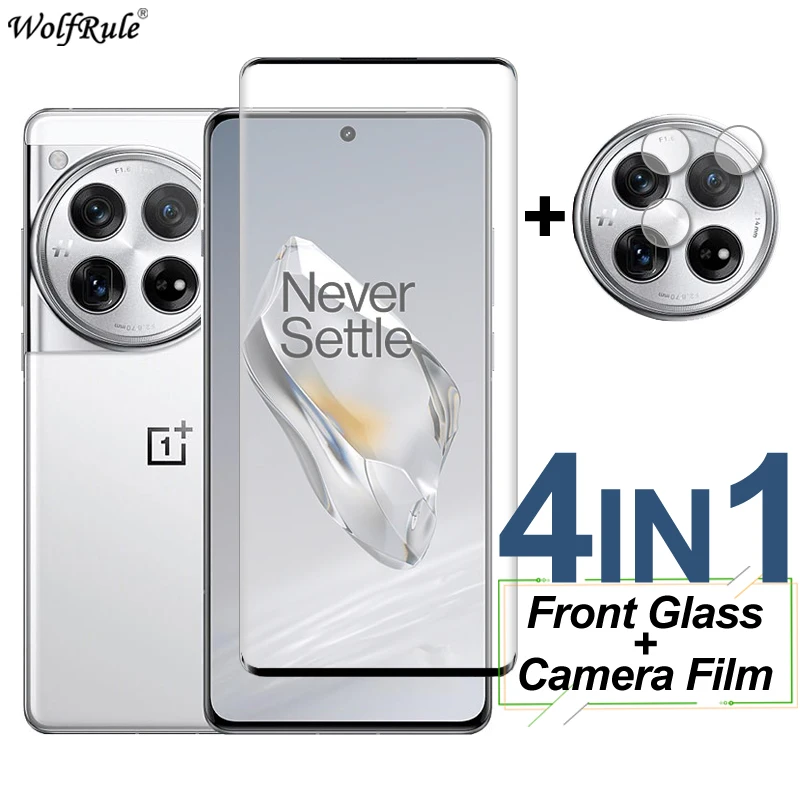 Full Cover Tempered Glass For Oneplus 12 Screen Protector Protective Phone Camera Lens Film On For Oneplus 12 11 10 Pro Glass