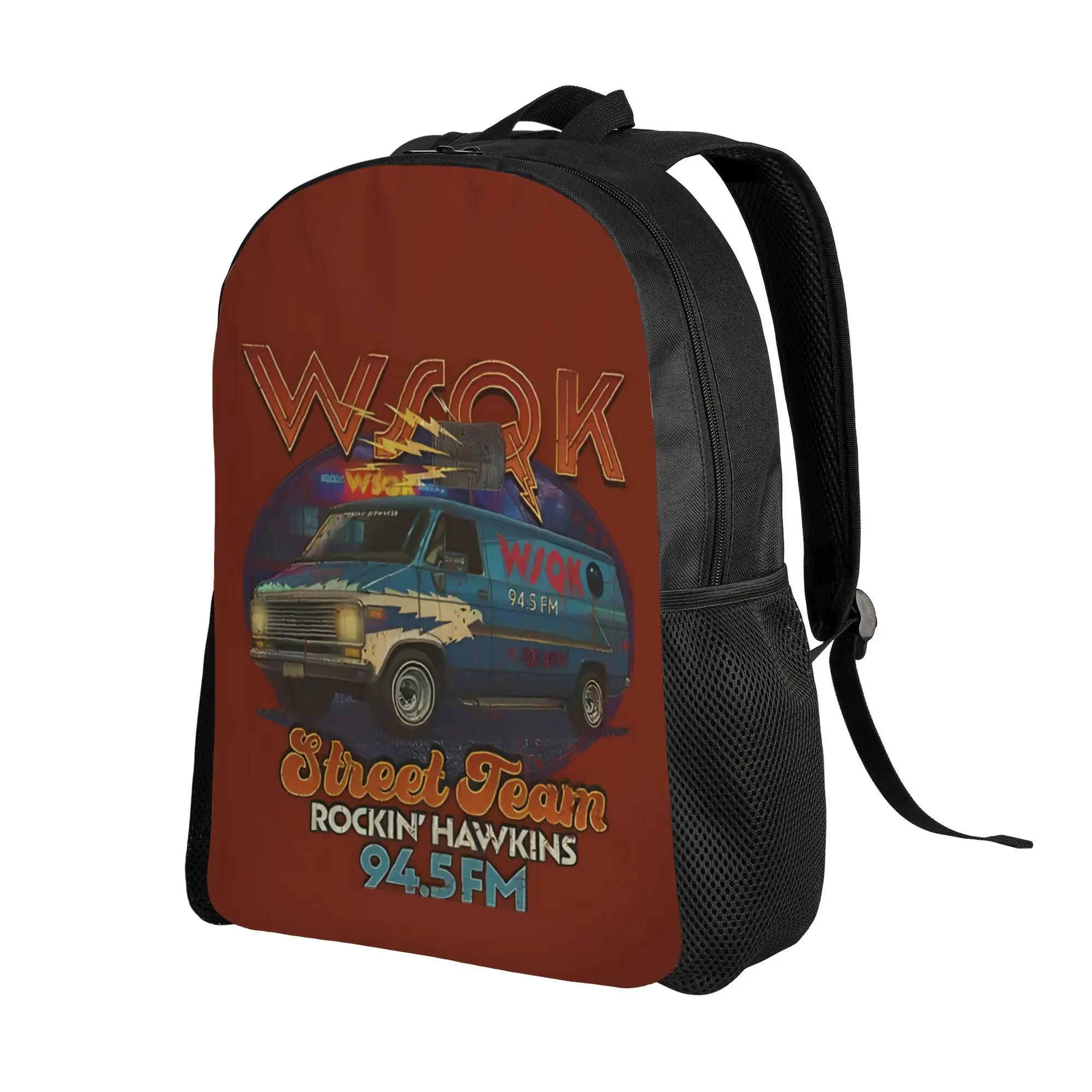 Back to school season Zipper Closure WSQK Street Team 1987 Storage Bag WSQK Men Women Adult Rucksack Backpack