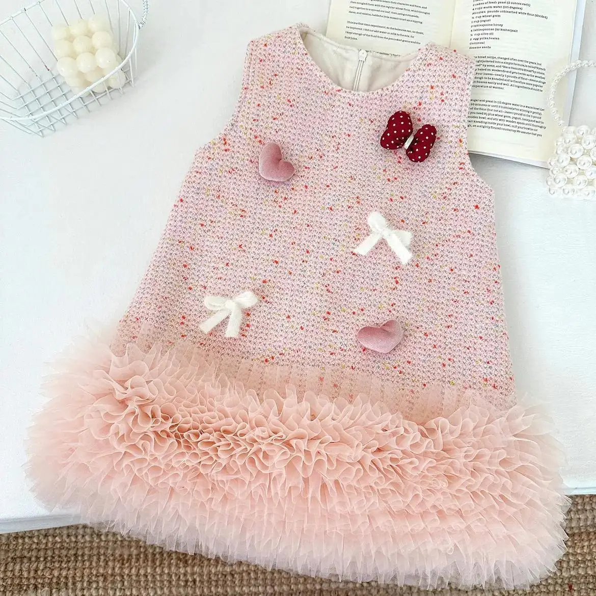 Girls' Velvet Vest …