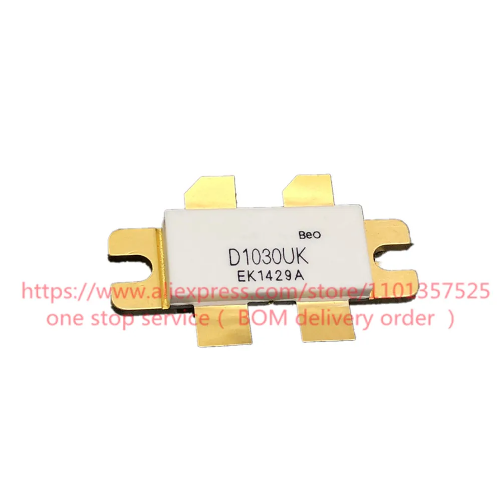 D1030UK - GOLD METALLISED MULTI-PURPOSE SILICON DMOS ORIGINAL TRANSISTOR RF FET 400W 28V 175MHz PUSH-PULL