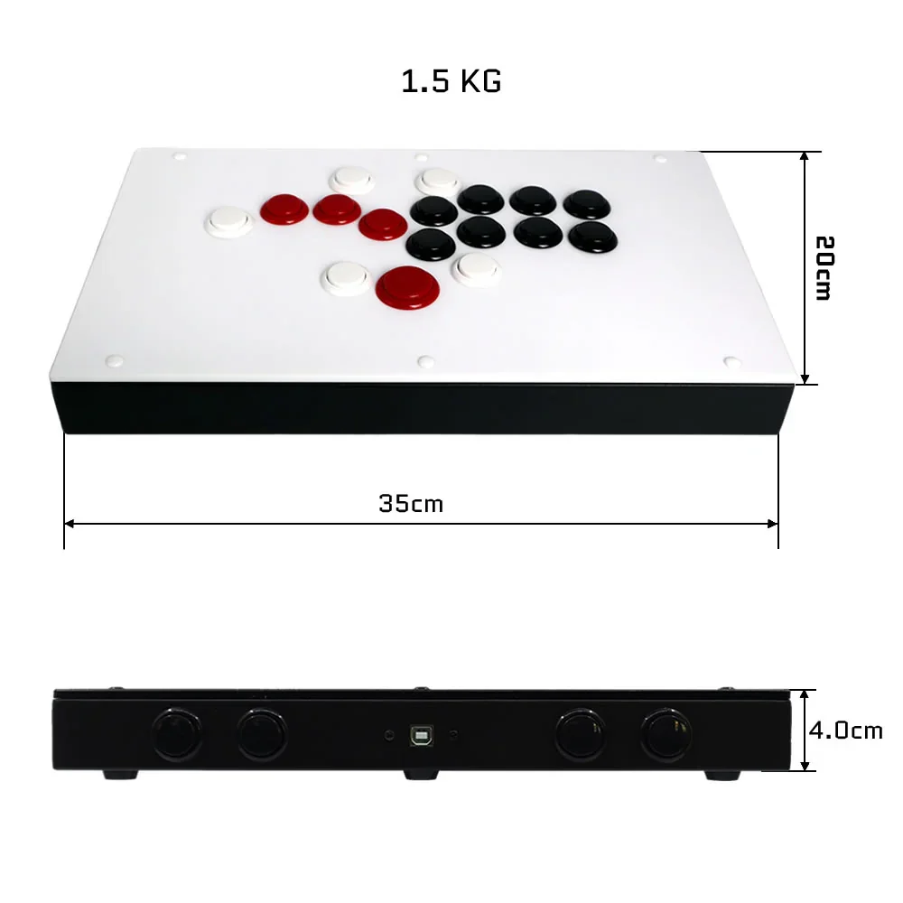 FightBox F-PRO GP2040-CE Fortgeschrittenes Breakout-Board im Hitbox-Stil Arcade-Spielcontroller Sanwa-Tasten OBSF für PC PS4 – Detail 18