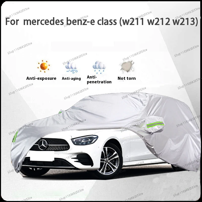 

For Mercedes Benz E Class Fit Car Cover - Waterproof, Dustproof, Sunshade (UV), Snowproof Full Cover with All-Day Protection