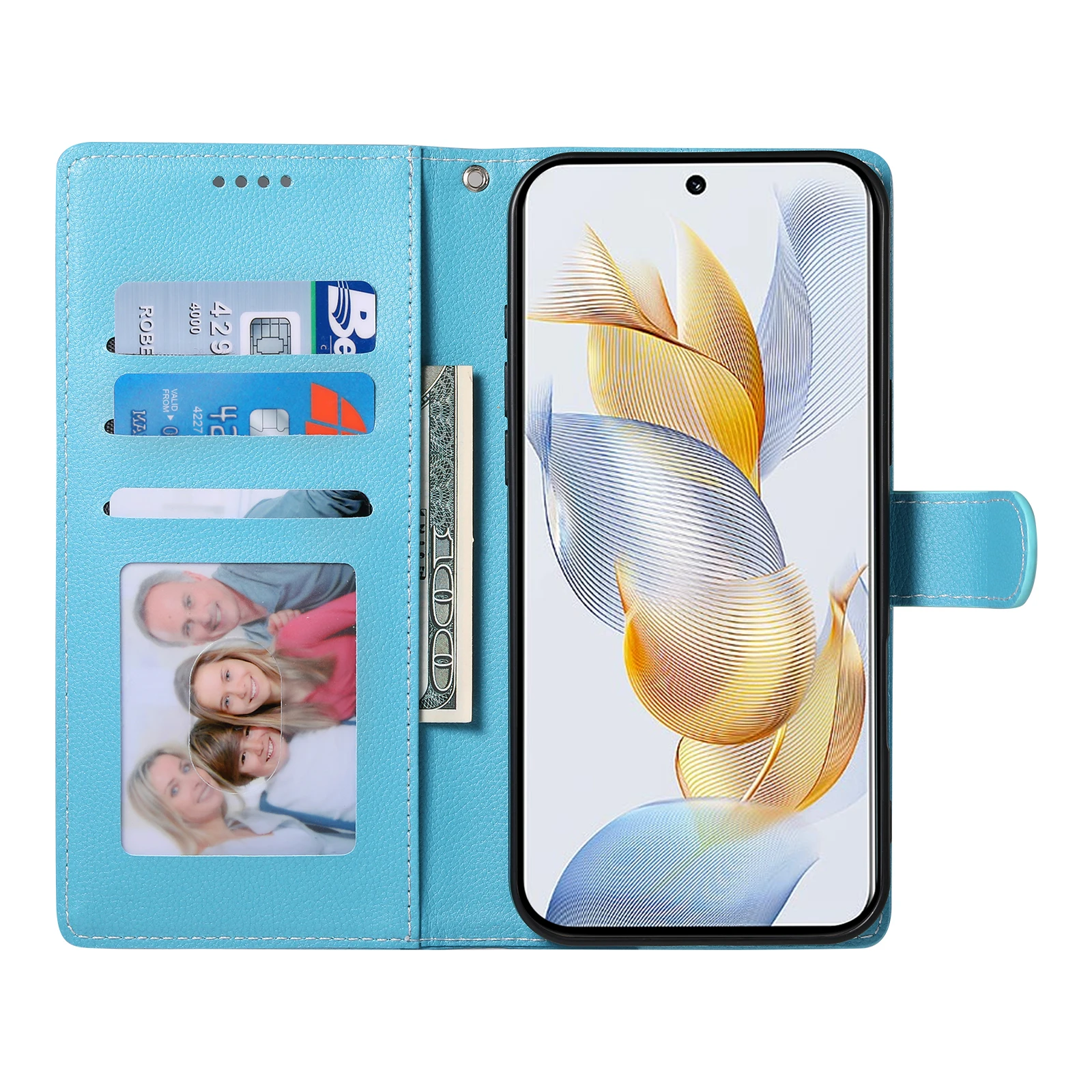 

Lychee Wallet Leather Phone Cases For OPPO Realme 14 13 12 11 P3 C67 C65 C63 C61 Narzo 70 N63 Note 60 GT 6 Pro Plus 4G 5G 10pcs