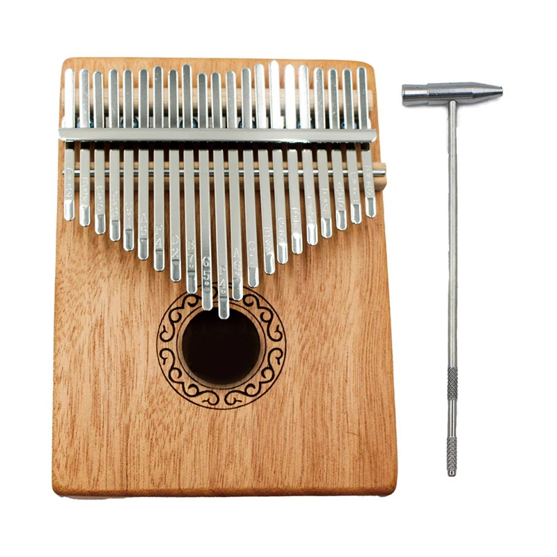 Kalimba Thumb Piano 21 Keys, Portable Mbira Finger Piano Gifts For Kids With Tuning Hammer