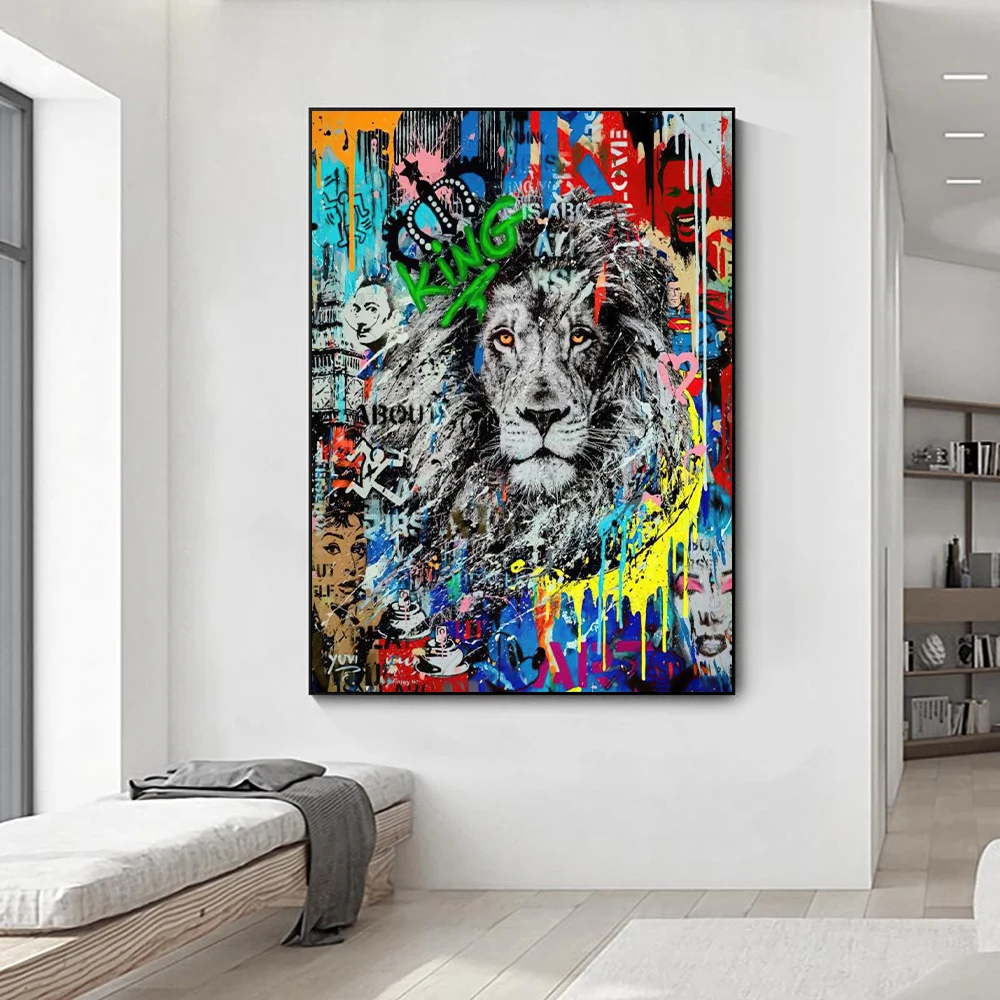 Pop Street Graffiti Abstract Wall Art Poster Monroe Mural Modern Home Decor Canvas Painting Pictures Prints Living Room Decorate