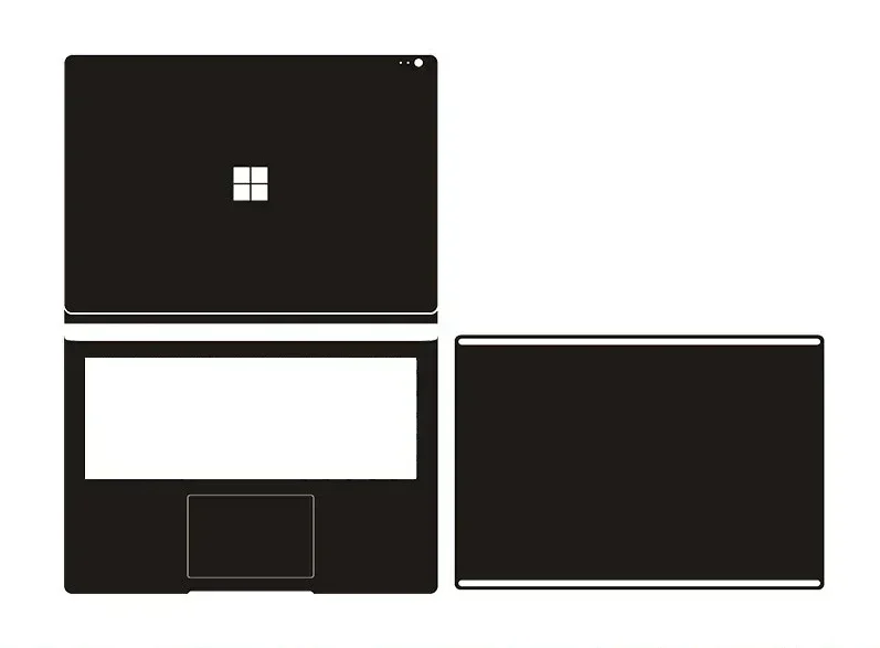 Fashion Notebook Sticker for Microsoft Surface Book Pro Laptop 2 3 5 6 7 Go 12