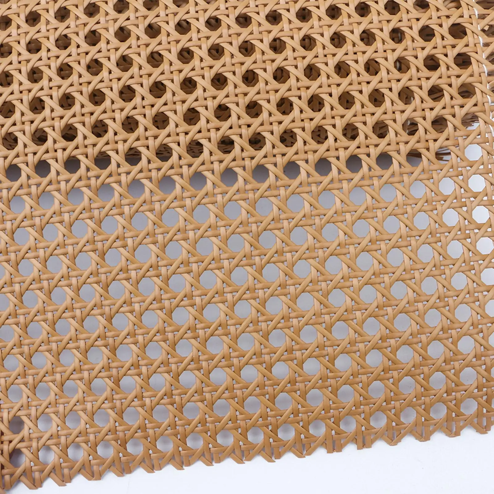 Rattan Cane Webbing Woven Cane Handwoven Synthetic Poly Rattan Woven Open Mesh Cane Net for Wall