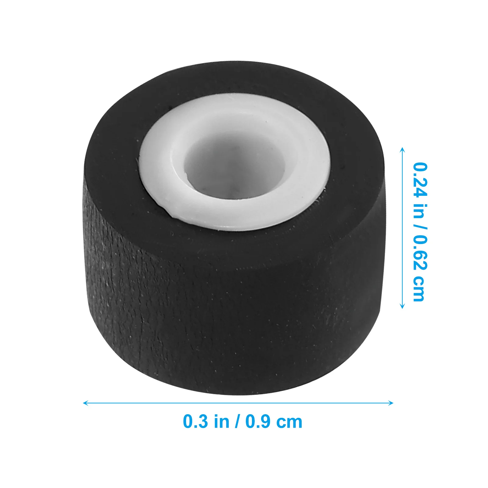 12Pcs Plastic Pinch Roller 9Mm for Tape Recorder Video Player Radio Audio Device Replacement Pulley Bearing Wheel Component