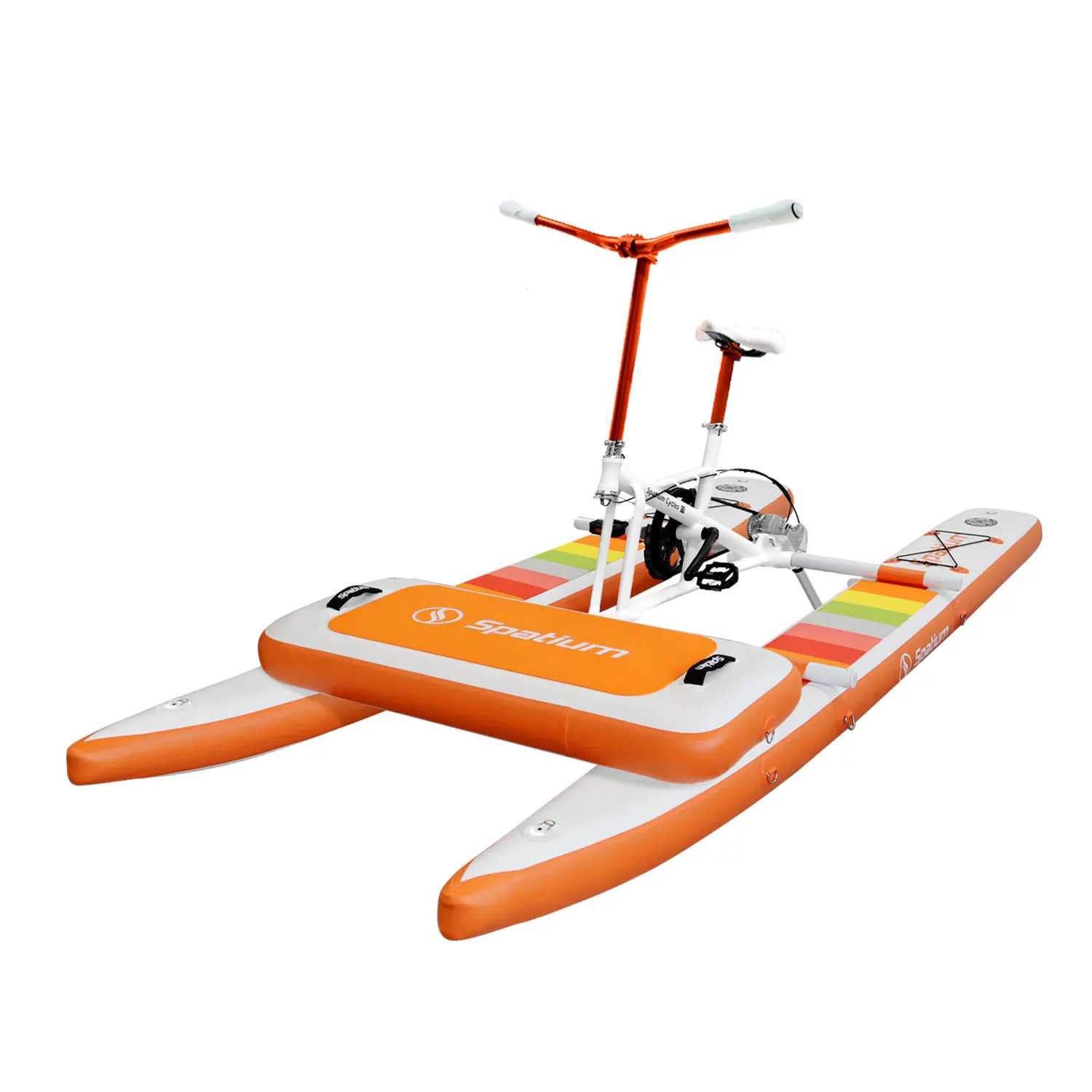 

Favorite 2025 New Trendy Inflatable Water Boat Sea Hydrofoil Bike Bicycle Pedal Boats for Water Bike