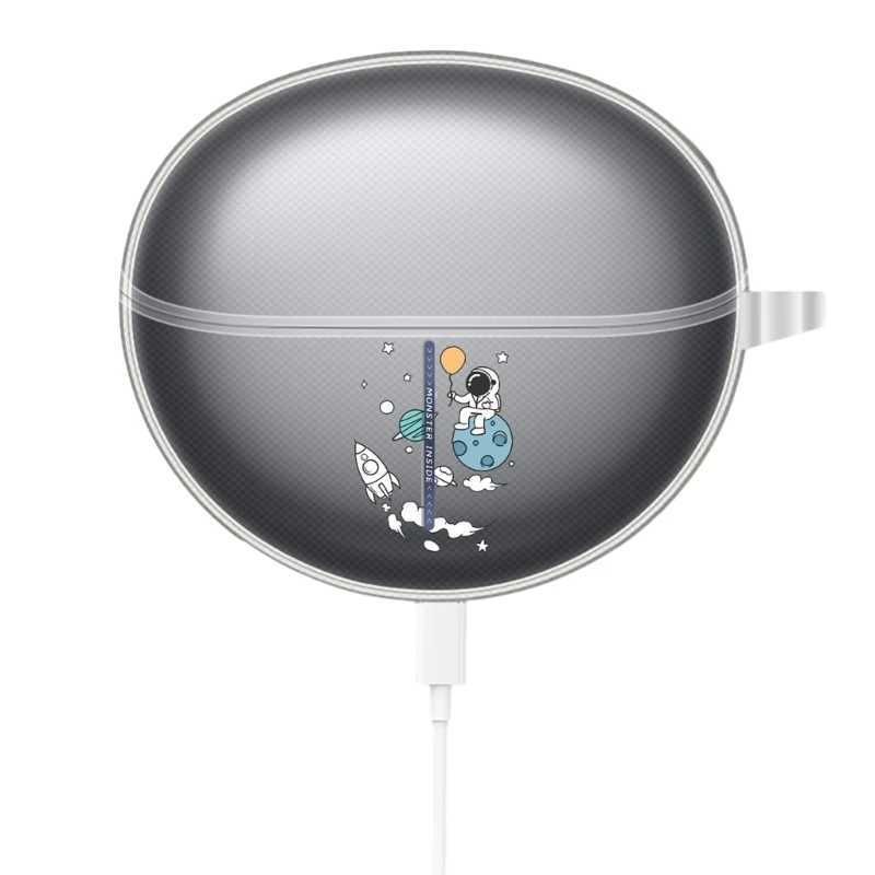 FreeClip ヘッドフォン プロテクター用クリア ソフト TPU ケース 落下防止ケース ポーチ