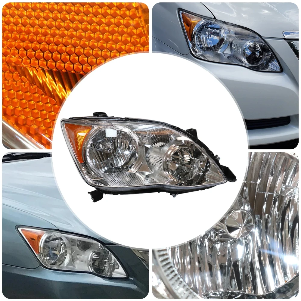 For 2008-2010 Toyota Avalon 3.5L Right Passenger Side Headlight Headlamp Left Driver Side HID Headlight 8111007093/8115007093