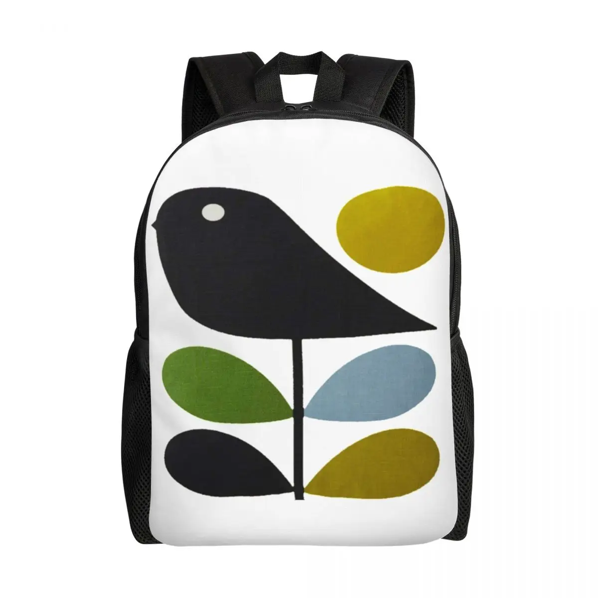 

Kiely Orla Stem Bird Backpacks for Women Men School College Student Bookbag Fits 15 Inch Laptop Flowers Geometric Bags