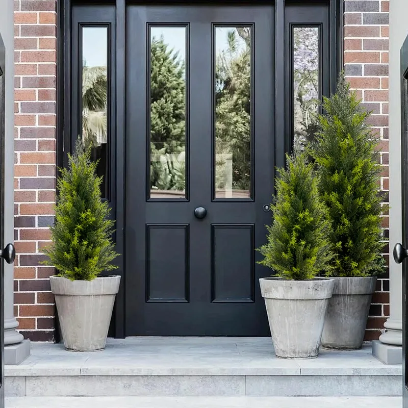 

Ground insertion Christmas Tree Artificial Xmas Tree for Hotel Lobby Detachable Pine Holiday Decor Easy Assembly Christmas Decor