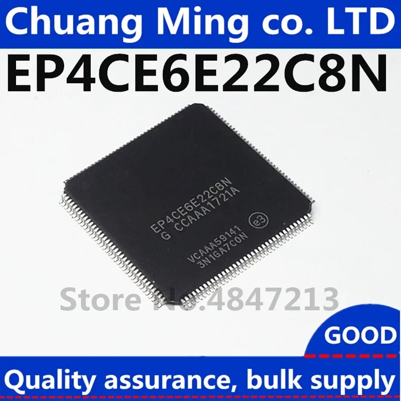 Free Shipping 2-10pcs EP4CE6E22C8N EP4CE6E22 EP4CE6 TQFP144 In Stock