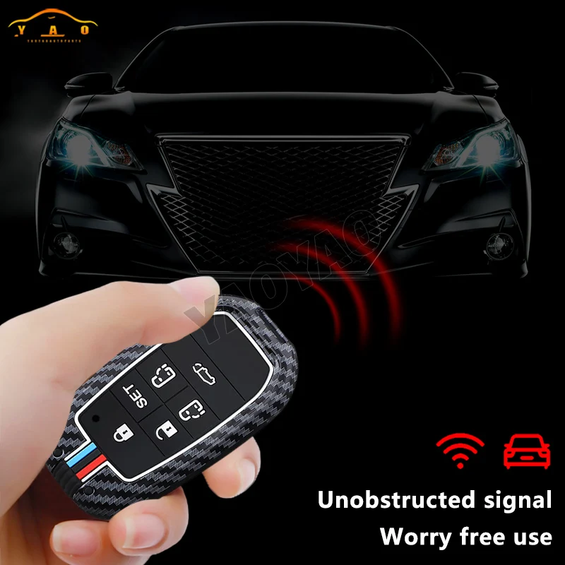 

2025 Zinc Alloy Car Remote Key Case Cover For Toyota Highlander Land Cruiser Riez 86 Hilux Innova Fortuner Rav4 Camry Prado