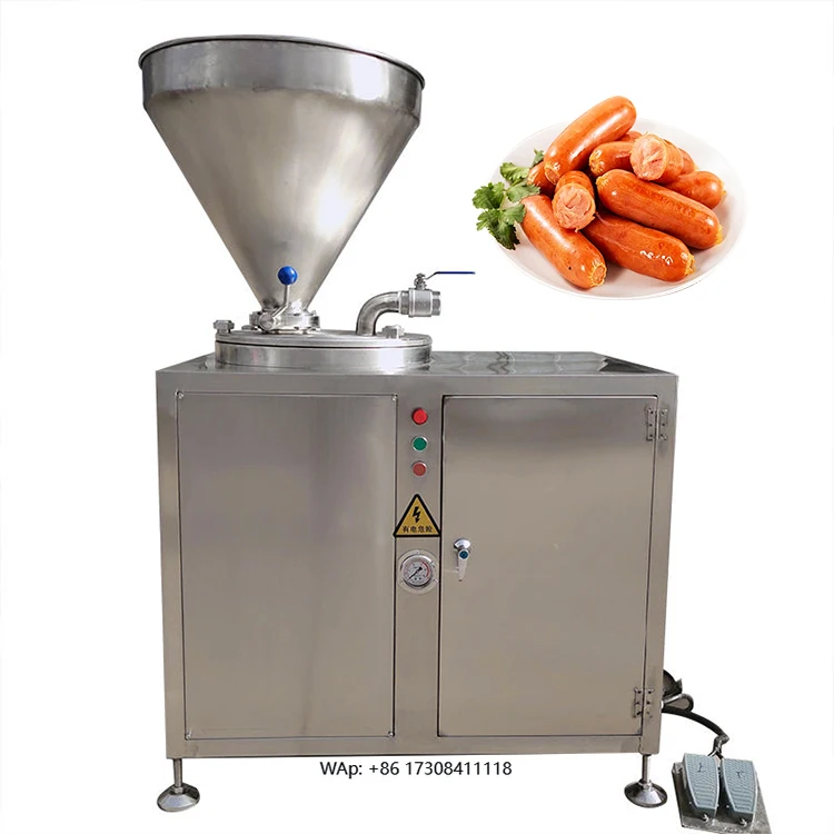 Sausage filler filling commercial hydraulic vertical automatic chicken machine