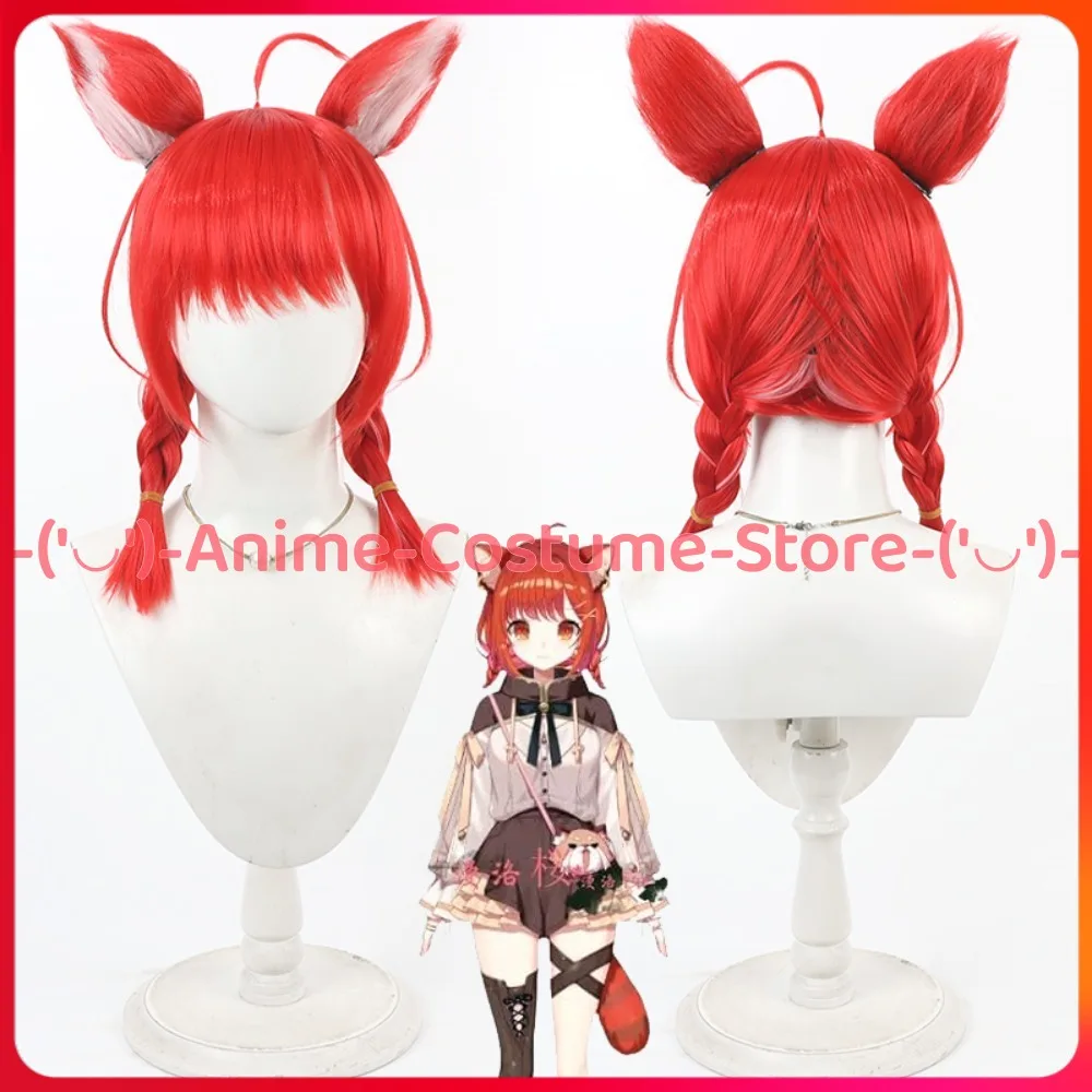 

VTuber Ratna P (22) Парик для косплея Аниме Игровой персонаж Хэллоуин Карнавальный костюм для вечеринки Парики Термостойкие синтетические волосы