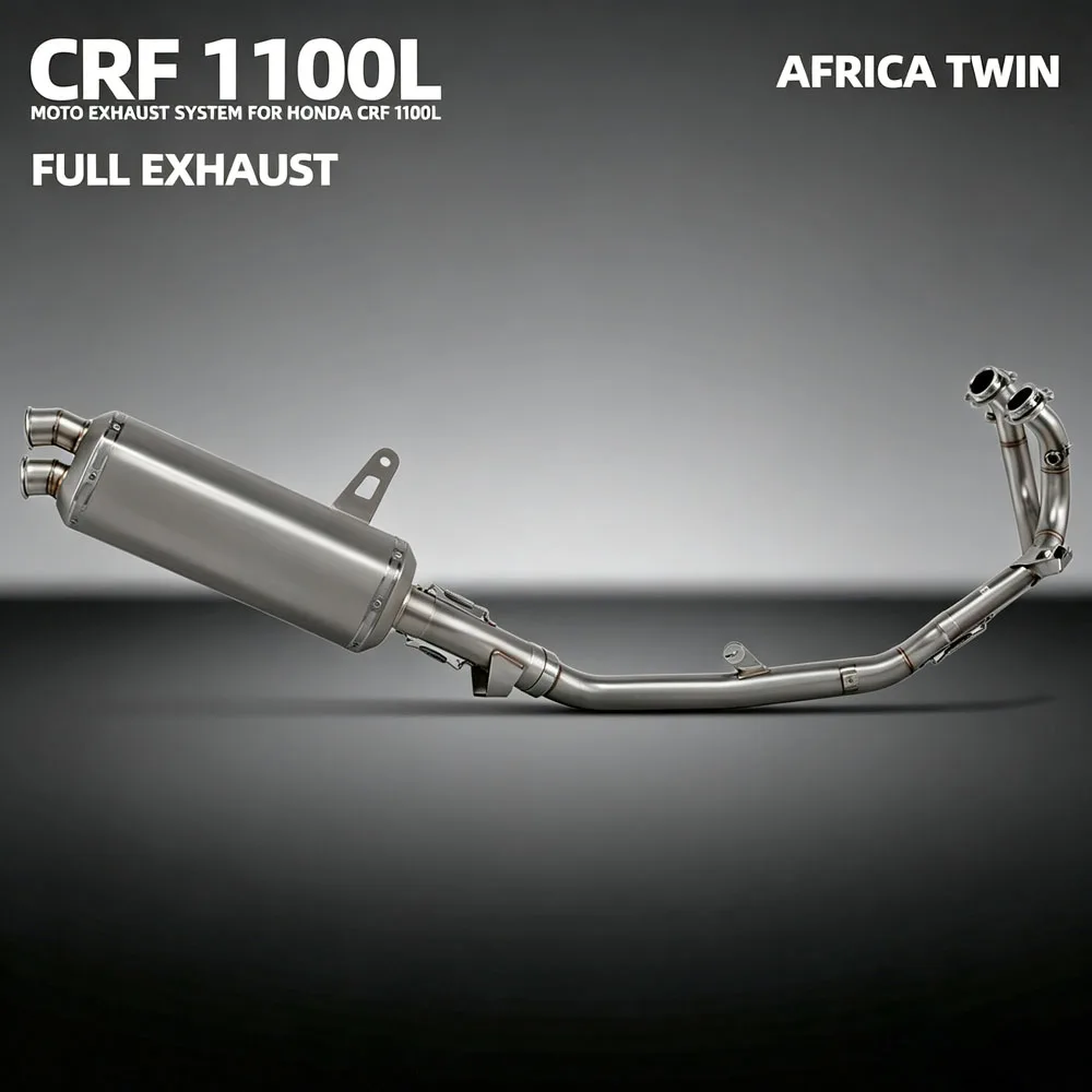 For Honda CRF1100L Africa Twin S/Adventure Sports/ES DCT 2020-24 Motorcycle Exhaust Full System Manifold Muffler with DB Killer