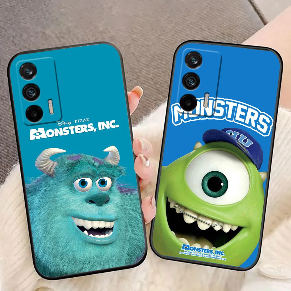 Cartoon Disney Monsters Inc Phone Case For Realme C11 C15 C20 C21 C21Y C30 C30S C33 C35 C53 C55 C63 C65 GT NEO 2 X50 Case Funda