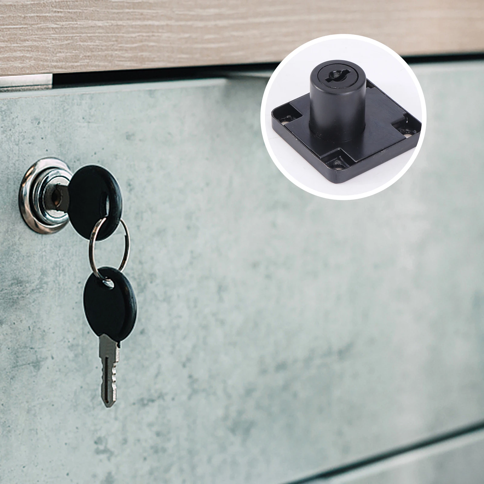 

File Cabinet Lock Desk Door Small Locks with Keys Secure Toolbox Replacement Office Drawer