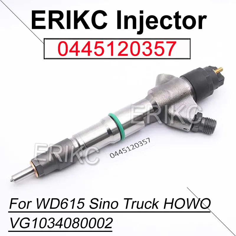 

NEW 0445120357 Diesel Common Rail Fuel Injector VG1034080002 Sprayer Nozzle 0 445 120 357 For Bosch WD615 Sino Truck HOWO Engine