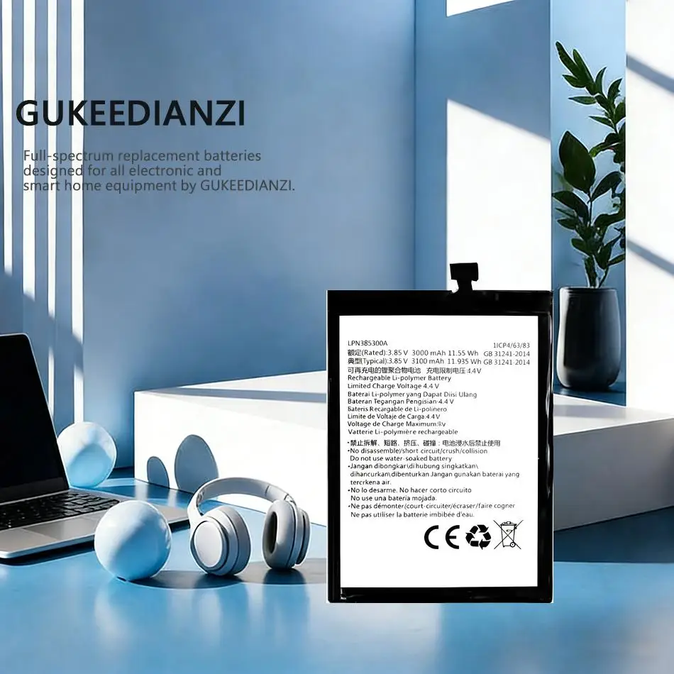 

LPN385300A для Hisense F26 HLTE200T HLTE200M: Высокоэффективная безопасная батарея для мобильного телефона, 3000 мАч