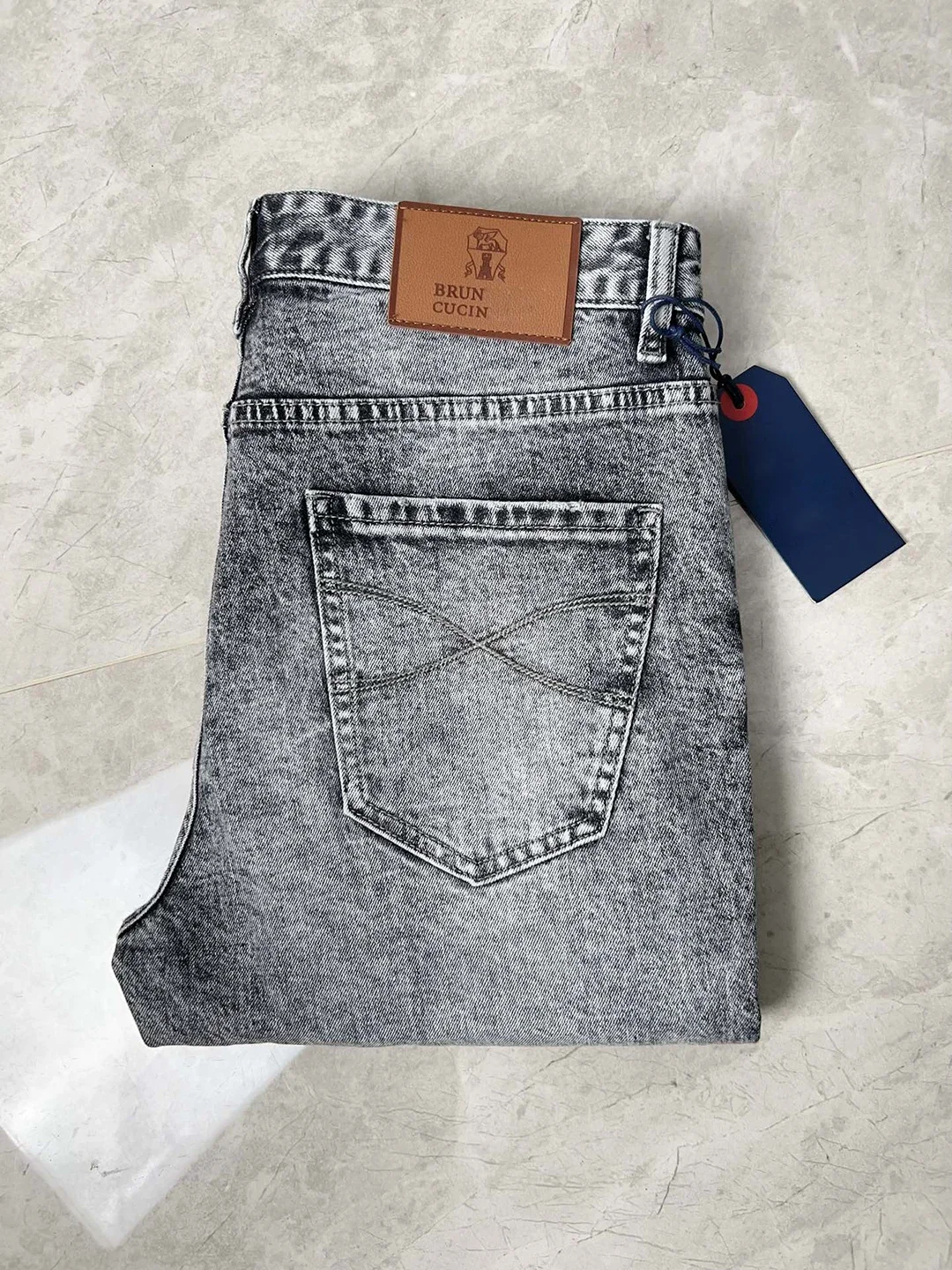 

BLLIYOSS Jeans Thick Cotton Men 2024 Autumn Winter New comfortable casual elastic High Quality size 29-40 Straight long pants