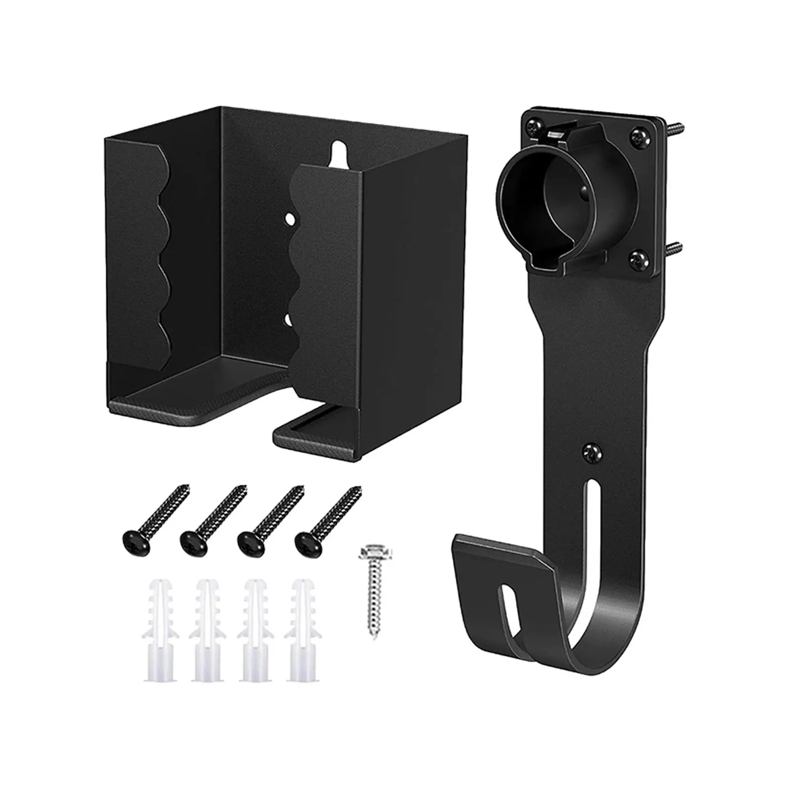 EV Charging Holder Set Easy to Mount Steel Accessories Heavy Duty EV Charging EV Charging Wallbox Wall Mount Accessories