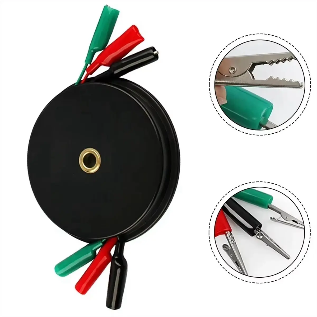 Automotive Car Multimeter Connection Accessories Test Line Extension Wire Reel Retractable Test Leads for Cars Boats