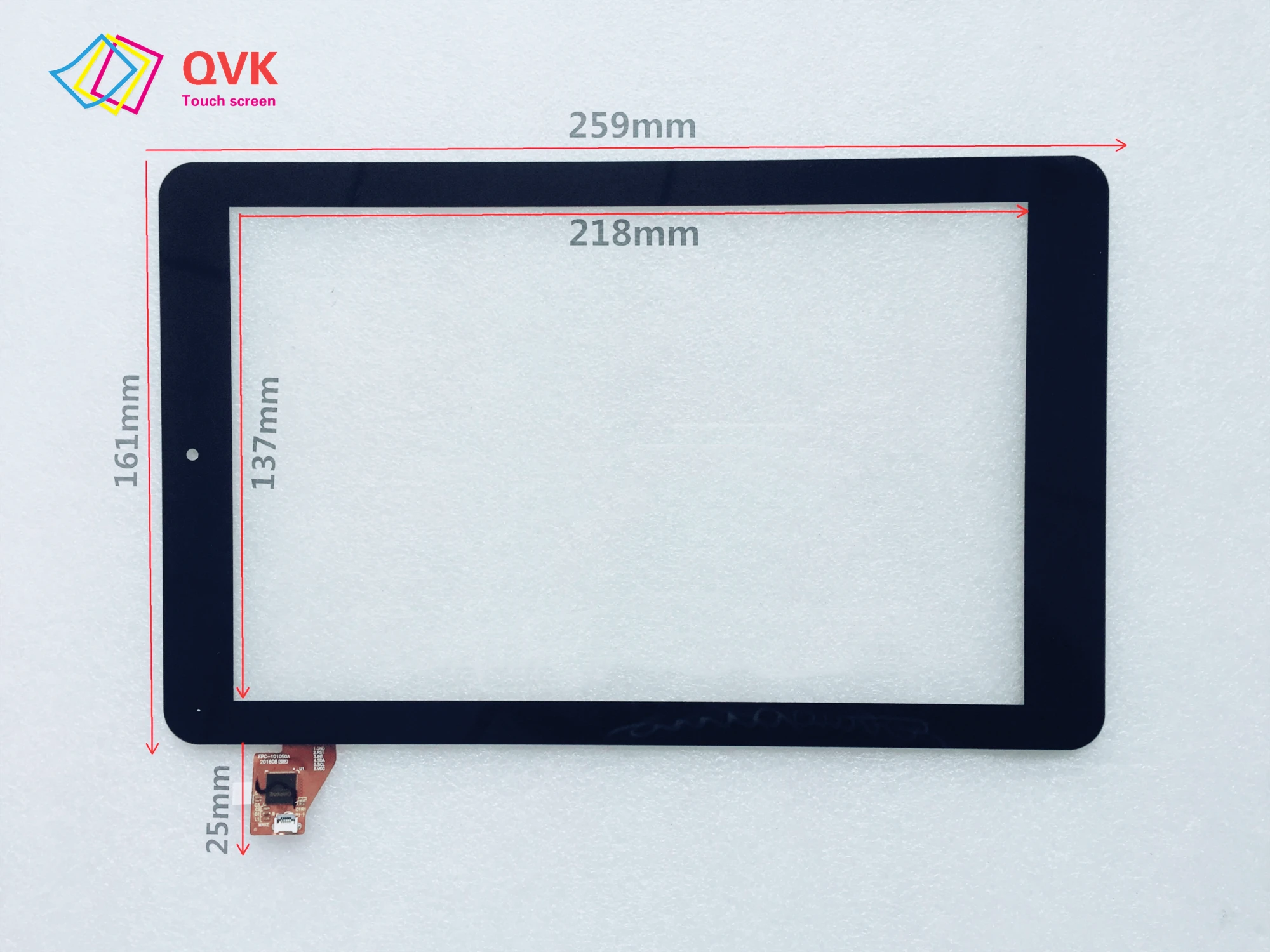 

10.1 inch black touch screen for ENVIZEN DIGITAL VEVT10Q EVT10Q Capacitive touch screen panel repair replacement spare parts