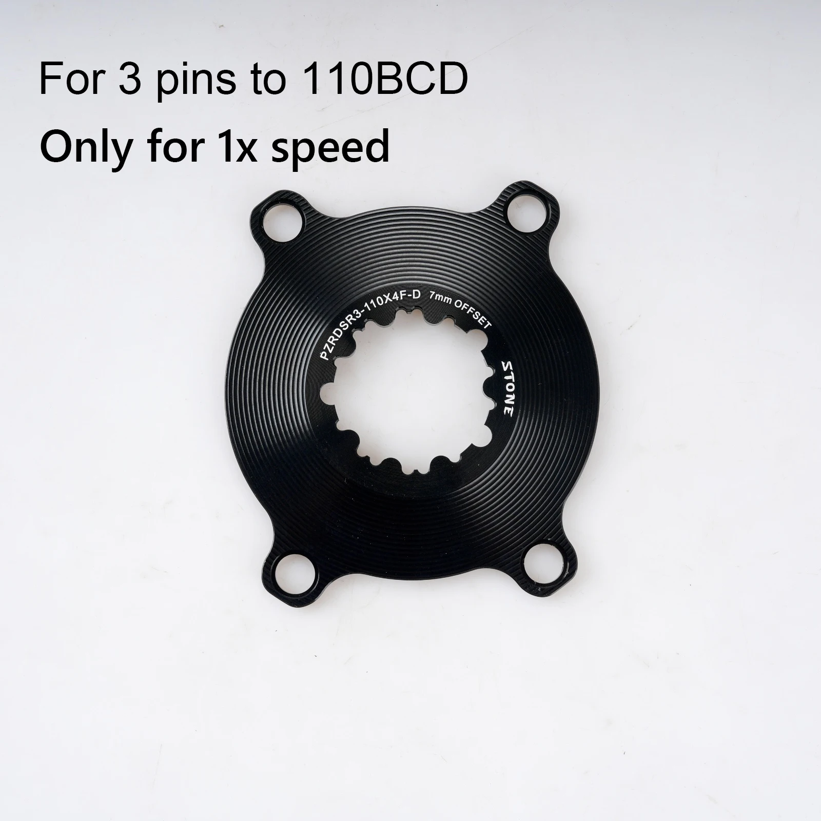 STONE Bike Chainring Spider 110BCD 1X Speed Only for SRAM 3-Bolt 8