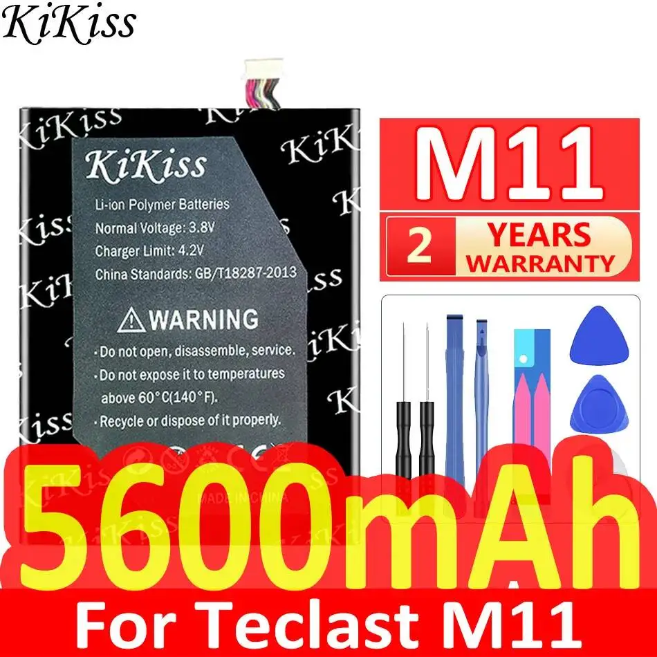 For Teclast M11 10 Pin 7 Wire Stable Reliable Power 5600mAh Tablet Battery