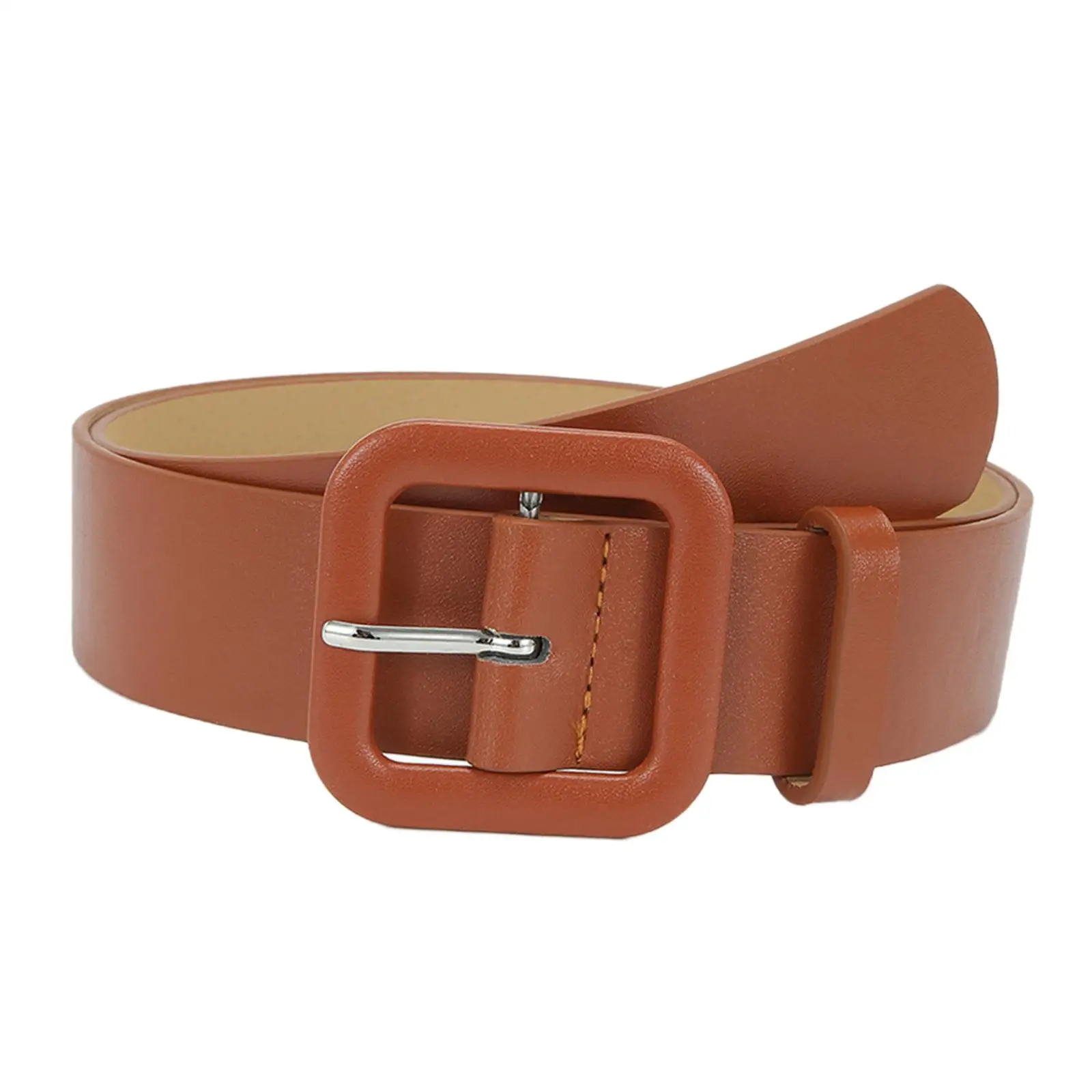 

Ремень с широким поясом для женщин, удобный пояс из искусственной кожи в стиле ретро, для платьев, комбинезонов, свитеров, штанов