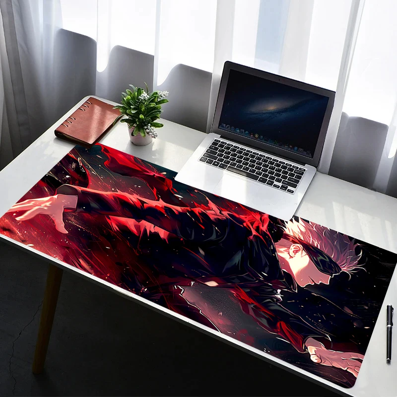 

Mouse Pad Laptop Non Slip J-jujutsu Kaisen Gojo Extended Desktop Mouse Mat PC Rubber HD Keyboard Pad Gaming Accessories Mousepad