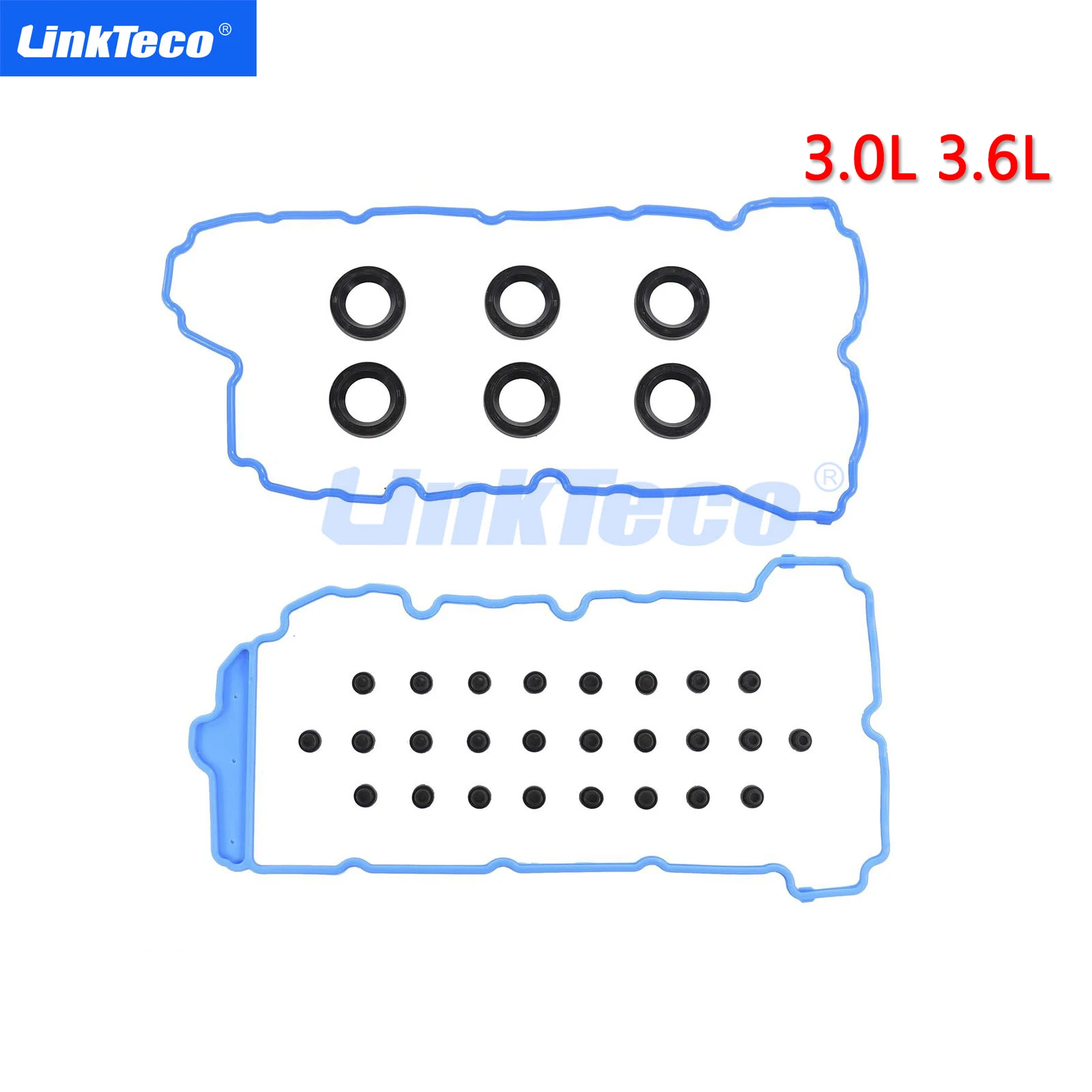 Engine Valve Cover Gasket Set 3.0 3.6 L For GM Buick Enclave Cadillac Cts Srx Sts Chevrolet Traverse Gmc Acadia Saturn Outlook