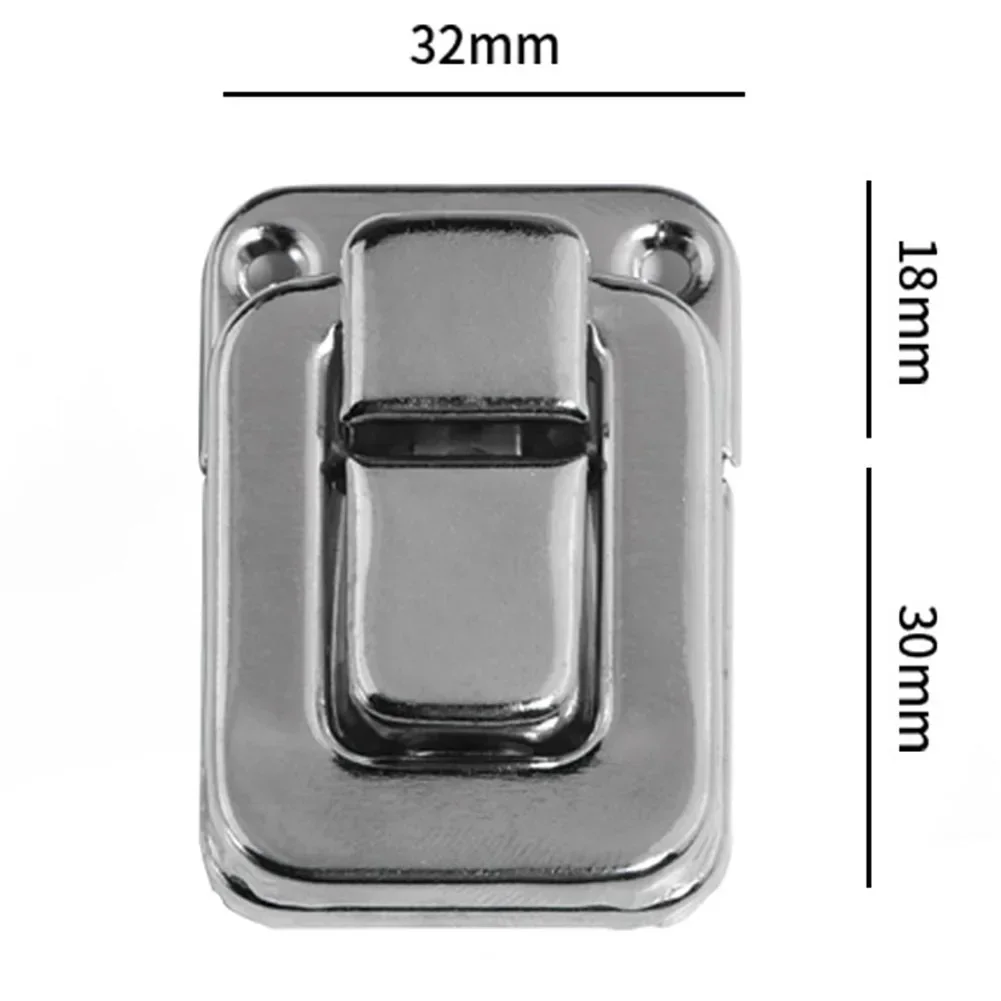 Durable Latches Hasp Lock 4pcs Antique Cabinet Case Decorative For Jewelry Boxes Hardware Home Security Suitcase