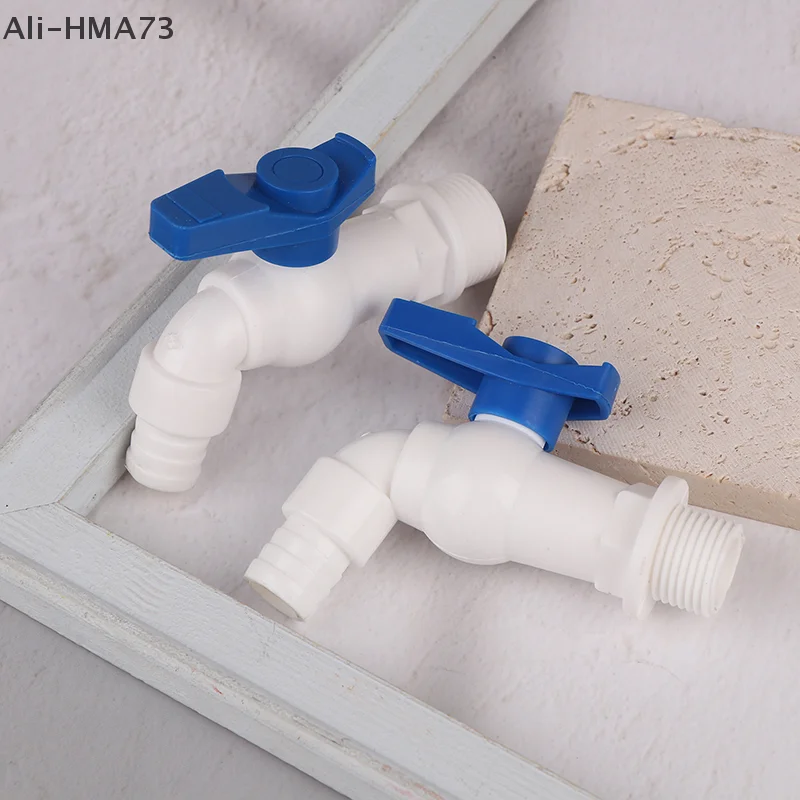 HMA73-1Pc Замена 1/2 3/4 "пластик наружная резьба кран для воды резервуар кран адаптер кран аквариумный клапан кран садовые аксессуары
