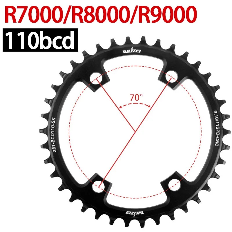 110 bcd chainring for Shimano 105 dishes r7000 r8000 r7100 r8100 r9200 4700 5800 6800 dura ace 110bcd road bike plate Chainwheel