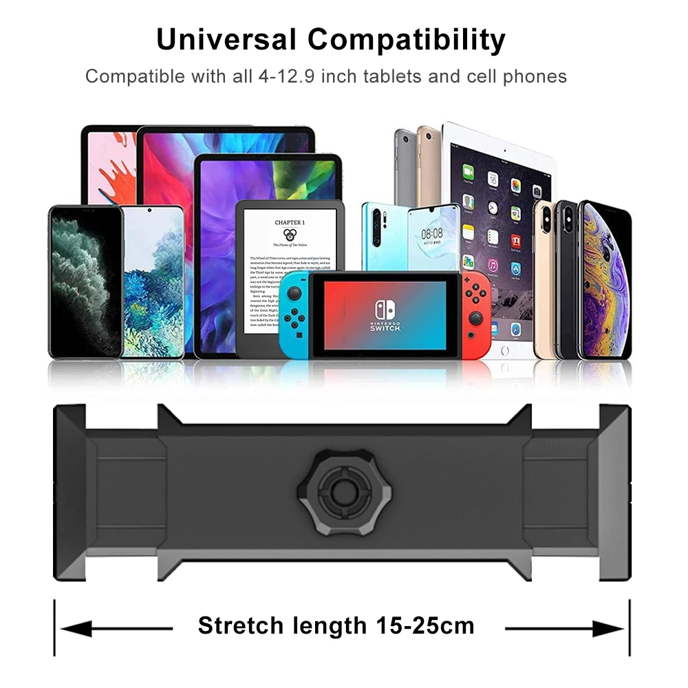 Lazy Bedside Mobile Phone Stand, 360 ° Rotating Folding Cantilever Bracket for iPhone, Samsung, iPad, Tablet Holder