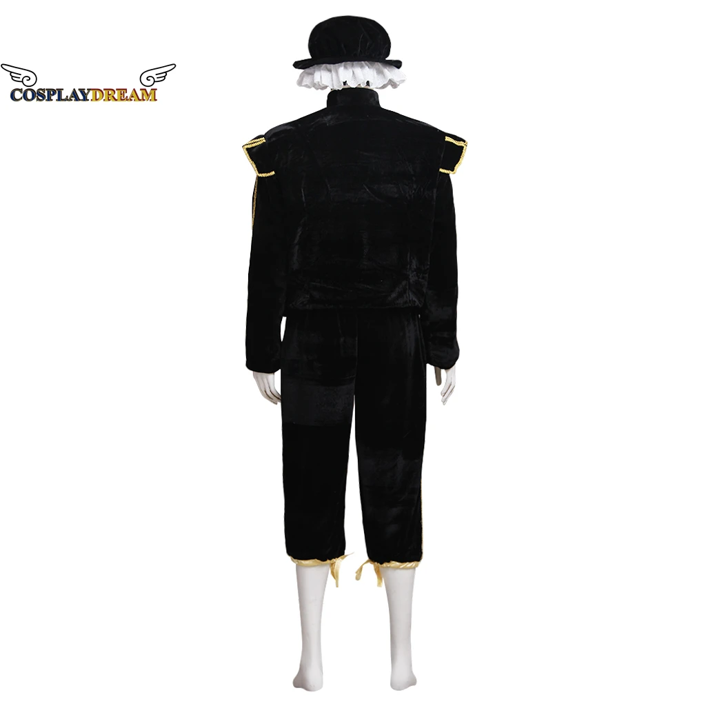 Custom Made Queen Elizabeth Tudor Period Medieval Men Cosplay Costume Suit King Tudor Outfit Medieval Renaissance Black Suit