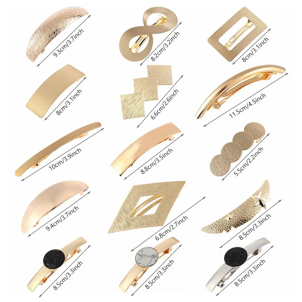 الكورية Hairgrip ذيل حصان حامل مشبك الشعر الفتيات دبابيس الشعر ذيل الحصان أغطية الرأس مقاطع الشعر المعدنية