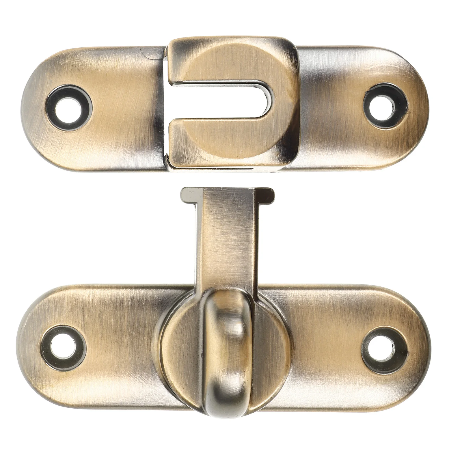 

Zinc Alloy Door Lock Barn for Sliding Glass Latch Hook Locks Stopper Locking Bathroom
